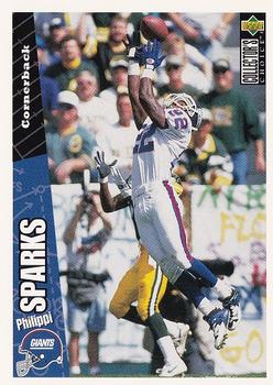 Phillippi Sparks New York Giants 1996 Upper Deck Collector's Choice NFL #247